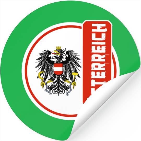 Austria Design with Eagle / Gift Stickers