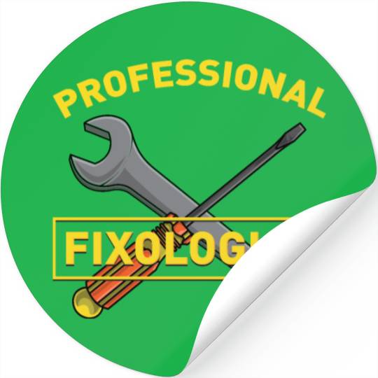 Professional Fixologist Handyman DIY Craftsman Stickers