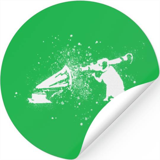 Banksy Rocket Dog HMV Splash Paint Artwork Stickers