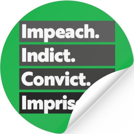 Trump Impeach, Anti Trump Protest Stickers