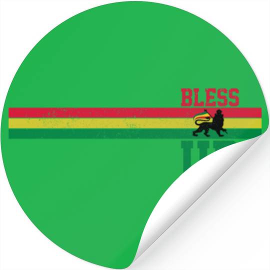 Reggae Music Rastafari Lion of Judah Rasta Gift Stickers