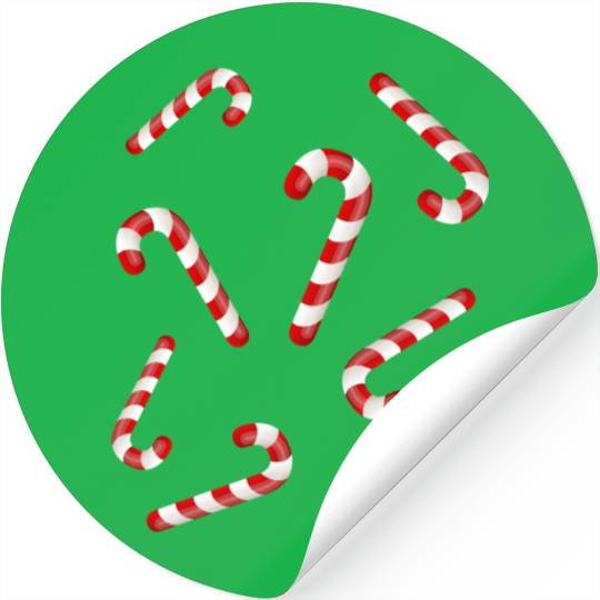 Candy Canes Stickers