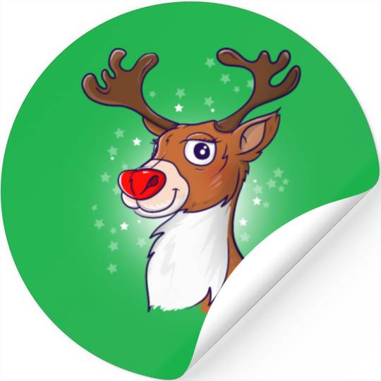 Rudolph The Red Nosed Reindeer Stickers
