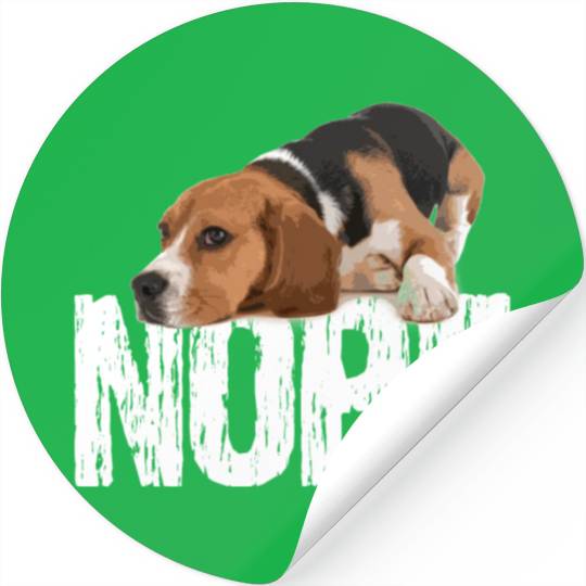 beagle dog Stickers