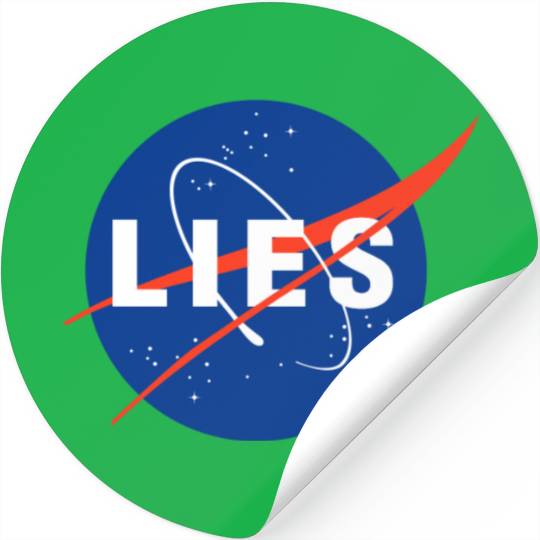 Nasa Lies Gifts Stickers