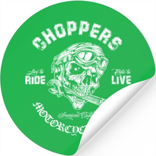 Biker Choppers Motorcycle Club Stickers