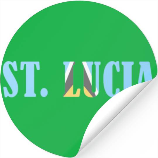 St Lucia flag Stickers
