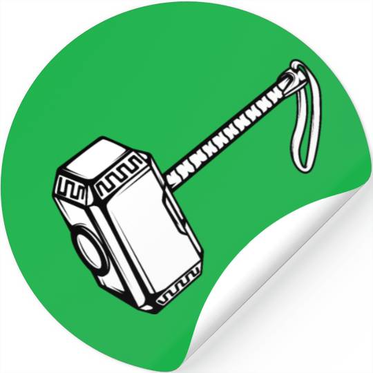 Hammer Thor myth fable god greek gift Stickers