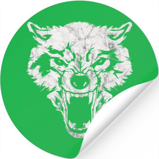 Wolf Worn Look Stickers