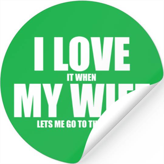 Shooting Range Stickers I Love My Wife Gun Range Gft