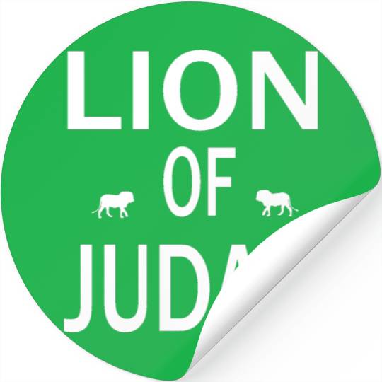 Lion of Judah Lion Stickers