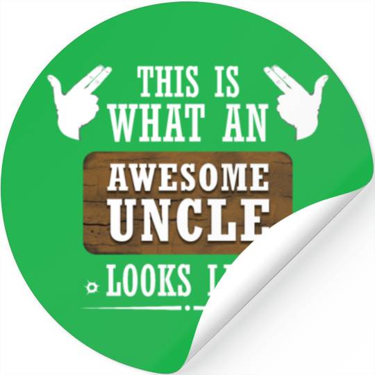 Awesome Uncle Stickers