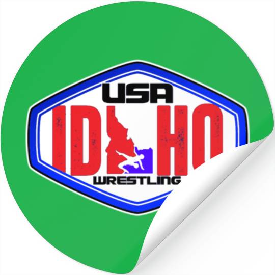 Idaho Division Team USA Wrestling Stickers