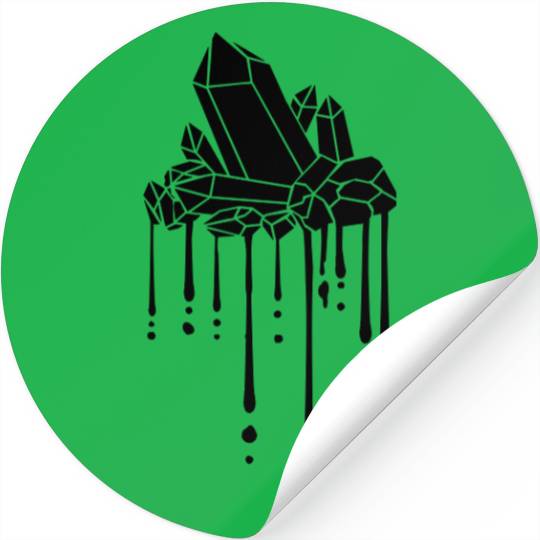 Graffiti dripping crystal Stickers