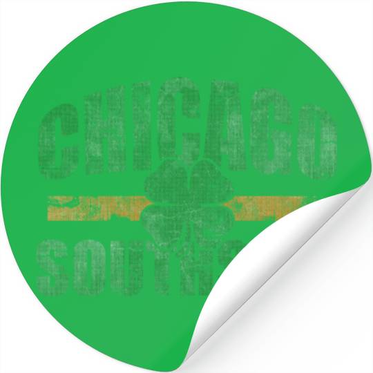 Chicago South Side Irish St Patricks Day Stickers