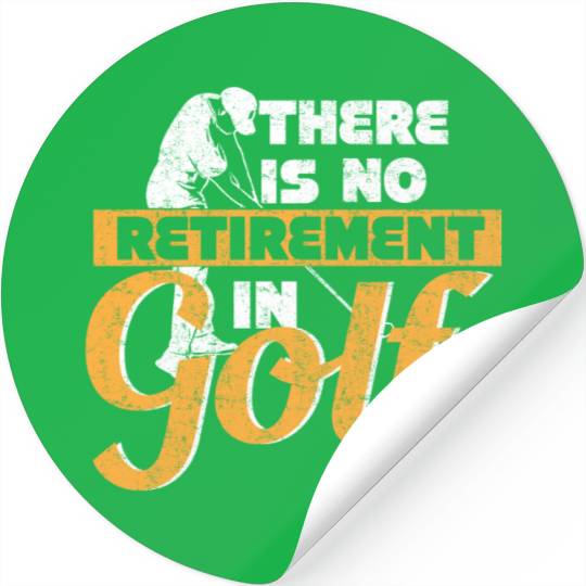 Golf retirement Stickers