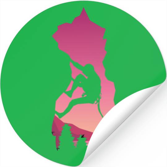 Rock Climbing Stickers