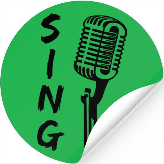 Microphone - Singing Stickers