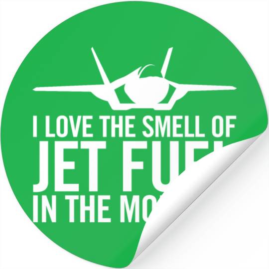 F-35 "I love the smell of jet fuel in the morning" Stickers