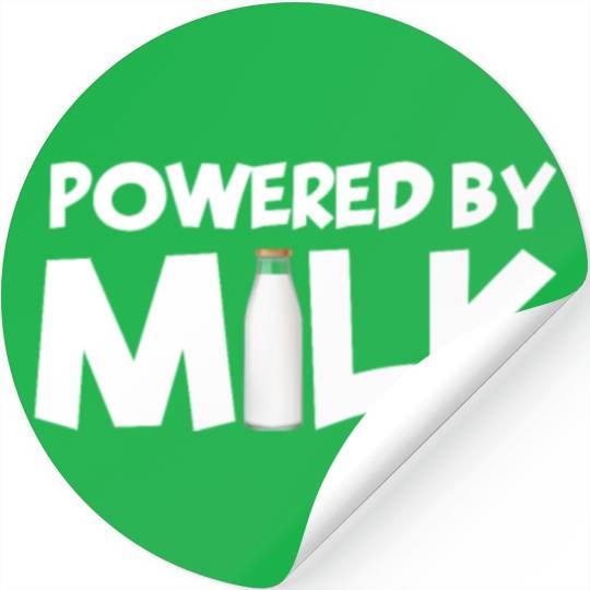 Powered by Milk Stickers