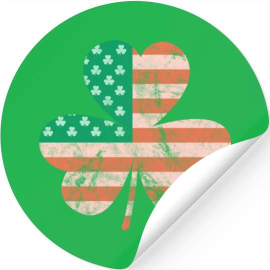 American Clover Stickers