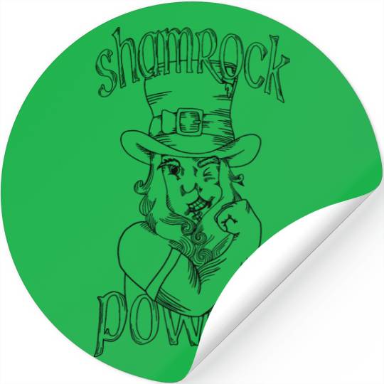 Shamrock power Stickers