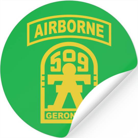 Geronimo 509th Airborne Parachute Infantry US Army Stickers