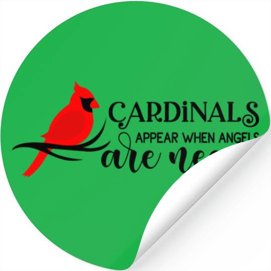 Cardinals Appear Fantasy Stickers