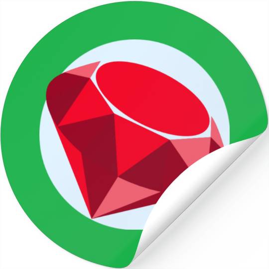 Elegant Ruby Geometric Pattern Stickers