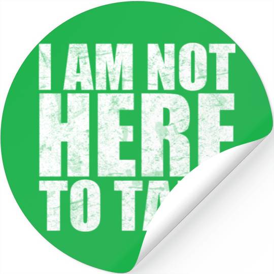 I am not here to talk workout gym training beast Stickers