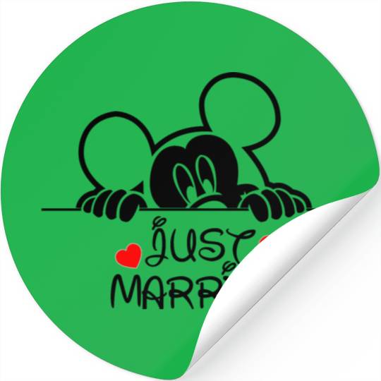 Just Married Stickers