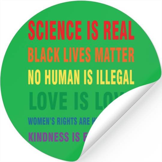 Science is real Stickers