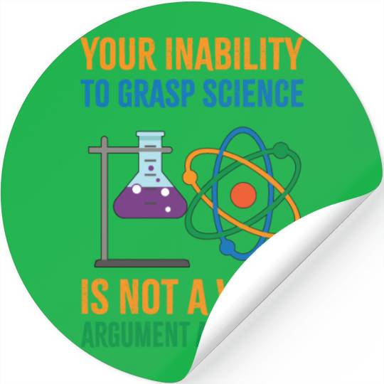 Funny Pro Science Anti Trump Scientific Political Stickers