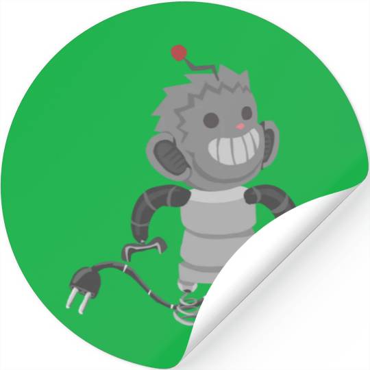 Robot Monkey Stickers