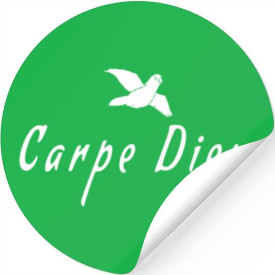 carpe diem Bird Stickers