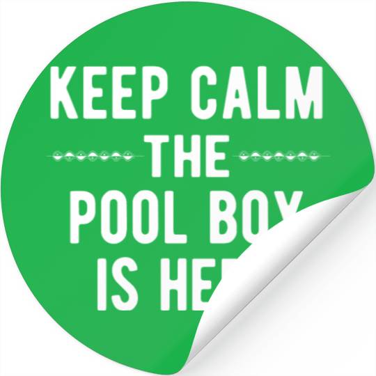 Pool Boy: Keep Calm Stickers