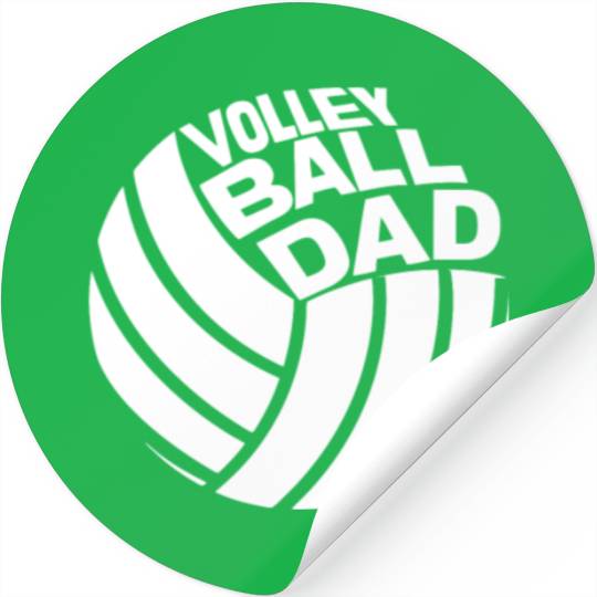 Volleyball Dad Stickers
