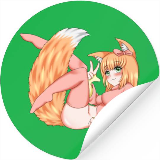Foxy girl hen Manga Anime Waifu japanese sexy Stickers