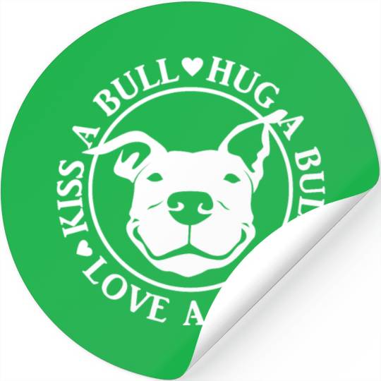 Love-A-Bull Pitbull Bully Dog Rescue Stickers