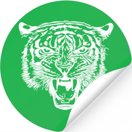 Tiger Head Stickers