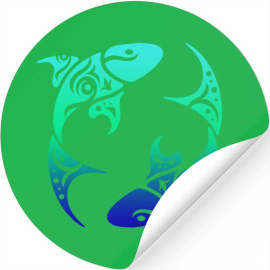 T Tattoo Pisces Horoscope Gift Idea Stickers