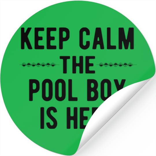 Pool Boy: Keep Calm Stickers