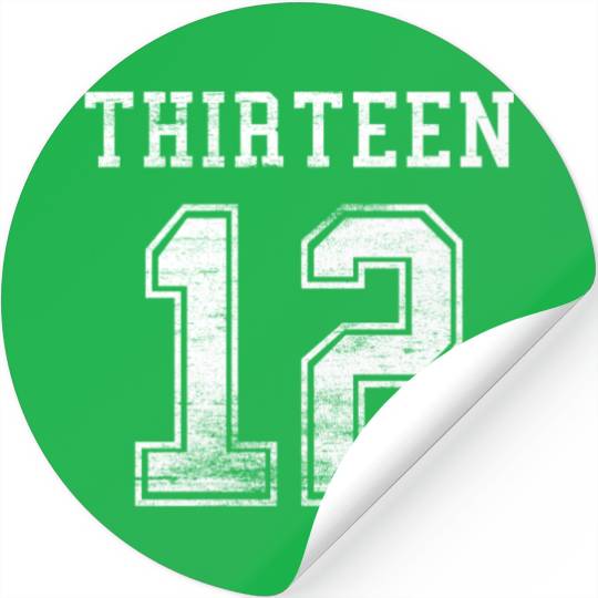 Football 12 Thirteen Stickers