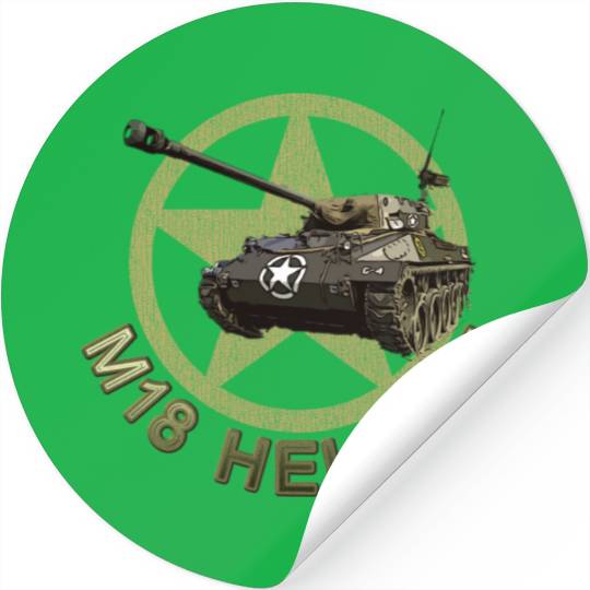 M18 Hellcat WW2 American Tank Destroyer Stickers