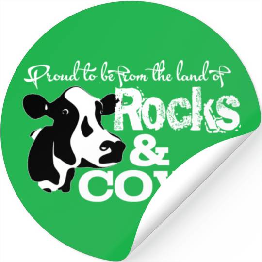 Rocks & Cows Rural Minnesota Stickers
