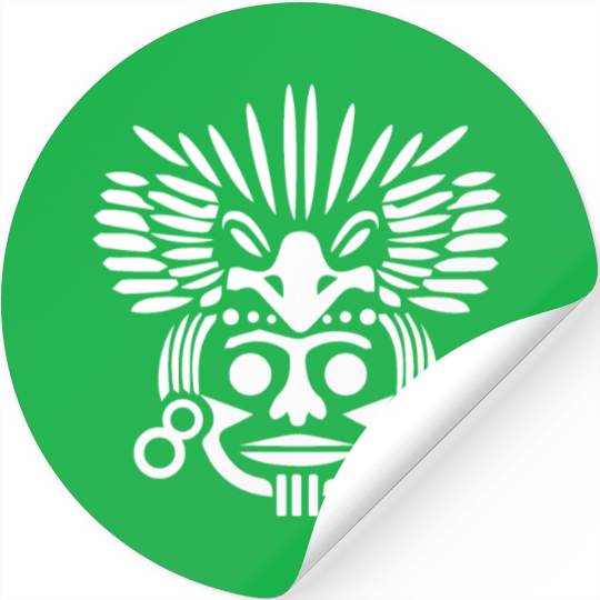 Inca Warrior Face Peru Lover Gift Idea Stickers