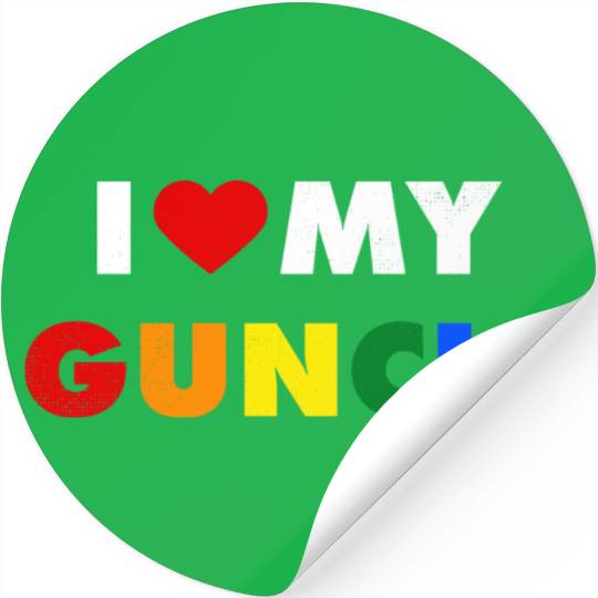 I Love My Guncle I Heart My Gay Uncle Stickers