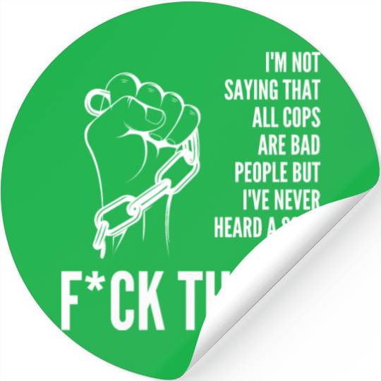 ACAB Black Lives Matter, End Police Brutality Stickers