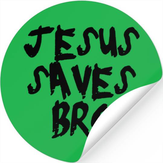 Jesus saves Stickers