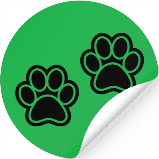 Paw Prints Stickers